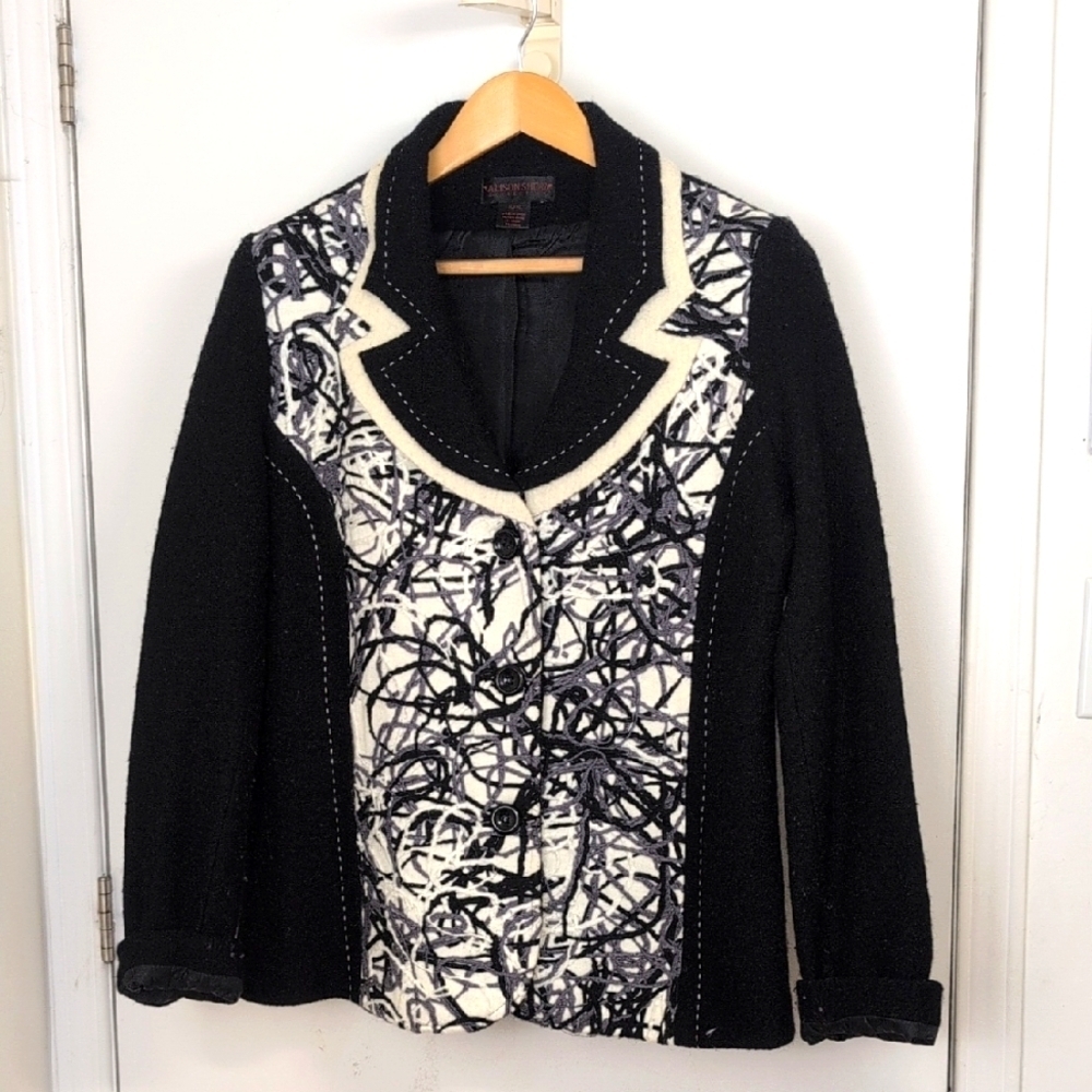 ALISON SHERI WOOL JACKET SIZE X LARGE - Picture 2 of 8
